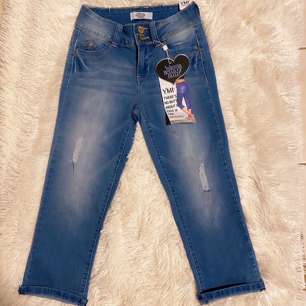YMI Midrise Crop Jeans